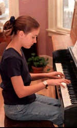 Picture of Ana at the piano